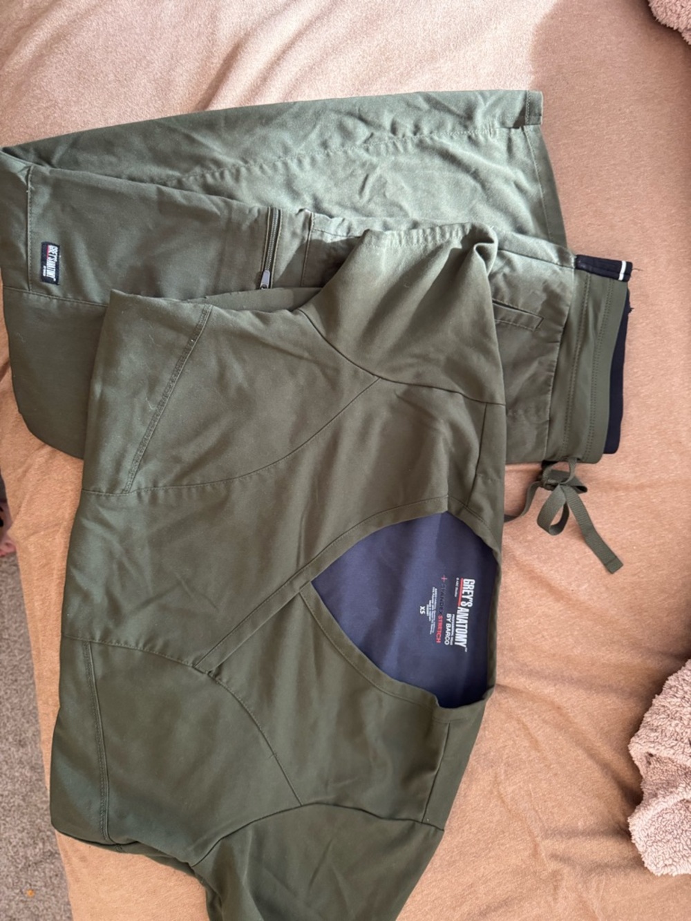 Grey's Anatomy Olive Green Scrub Set